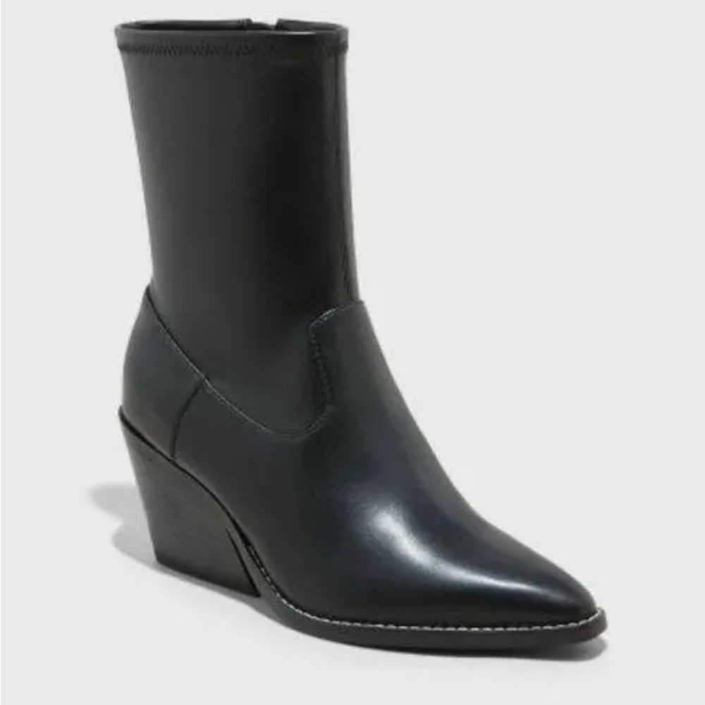 Universal Threads NWT, Women's Aubree Ankle Boots - Black - Size 9.5